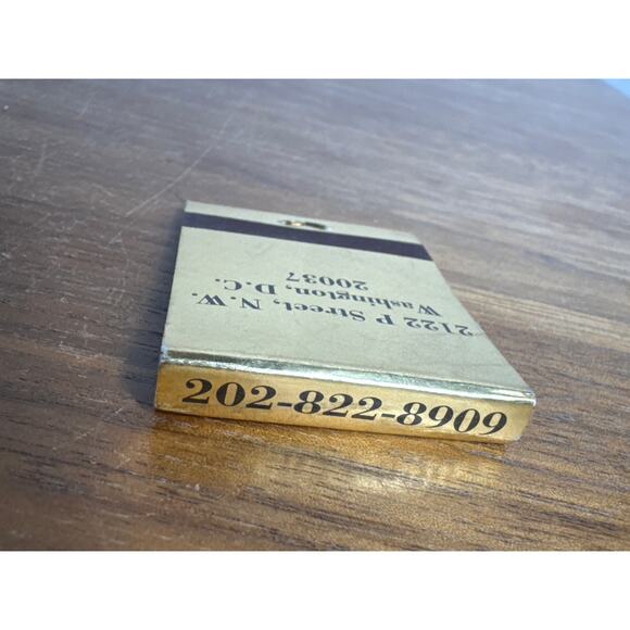Vintage Washington D.C. Friend's Piano Bar Matchbook Unstruck 2122 P Street - Picture 3 of 5